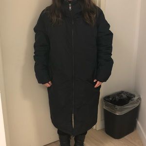 H&M Hooded Padded Oversized Coat